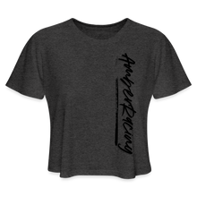 Load image into Gallery viewer, AmberRacing - Women's Cropped T-Shirt - deep heather