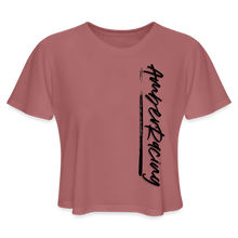 Load image into Gallery viewer, AmberRacing - Women's Cropped T-Shirt - mauve