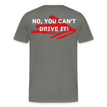 Load image into Gallery viewer, Yes it's fast - Men's Premium T-Shirt - asphalt gray