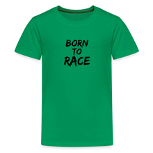 Load image into Gallery viewer, Born to Race - Kids' Premium T-Shirt - kelly green