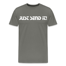 Load image into Gallery viewer, Just Send it - Men's Premium T-Shirt - asphalt gray