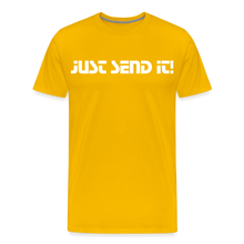 Load image into Gallery viewer, Just Send it - Men's Premium T-Shirt - sun yellow
