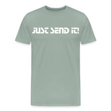 Load image into Gallery viewer, Just Send it - Men's Premium T-Shirt - steel green