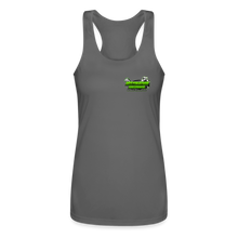 Load image into Gallery viewer, Destination Horsepower - Women’s Performance Racerback Tank Top - charcoal