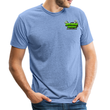Load image into Gallery viewer, Destination Horsepower - Unisex Tri-Blend T-Shirt - heather blue