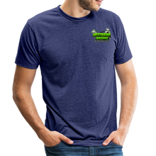 Load image into Gallery viewer, Destination Horsepower - Unisex Tri-Blend T-Shirt - heather indigo