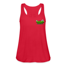 Load image into Gallery viewer, Destination Horsepower - Women's Flowy Tank Top by Bella+Canvas - red