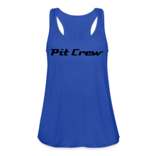 Load image into Gallery viewer, Pit Crew - Women's Flowy Tank Top Bella+Canvas B8800 - royal blue