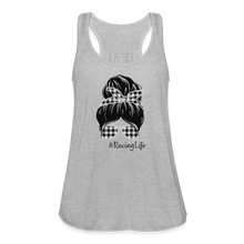 Load image into Gallery viewer, RacingLife - Women's Flowy Tank Top by Bella - heather gray