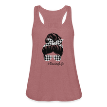 Load image into Gallery viewer, RacingLife - Women's Flowy Tank Top by Bella - mauve
