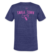 Load image into Gallery viewer, Small Town Girl - Unisex Tri-Blend T-Shirt Bella + Canvas - heather indigo