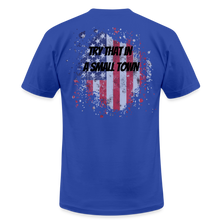 Load image into Gallery viewer, Try that - Unisex Jersey T-Shirt by Bella + Canvas - royal blue