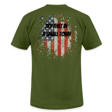 Load image into Gallery viewer, Try that - Unisex Jersey T-Shirt by Bella + Canvas - olive