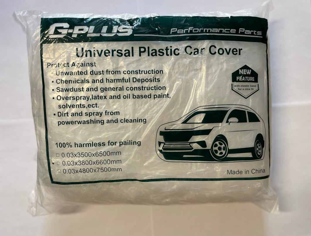 Universal Plastic Car Cover