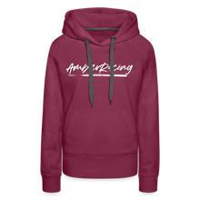 Load image into Gallery viewer, AmberRacing - Women’s Premium Hoodie - burgundy
