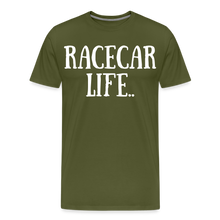 Load image into Gallery viewer, Racecar Life - Men&#39;s Premium T-Shirt - olive green
