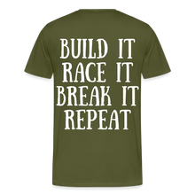 Load image into Gallery viewer, Racecar Life - Men&#39;s Premium T-Shirt - olive green
