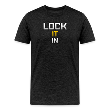 Load image into Gallery viewer, Lock It In - Men&#39;s Premium T-Shirt - charcoal grey
