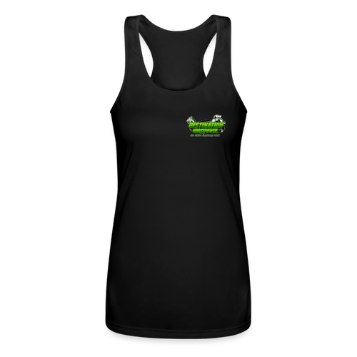 Destination Horsepower - Women’s Performance Racerback Tank Top - black