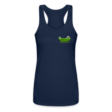 Load image into Gallery viewer, Destination Horsepower - Women’s Performance Racerback Tank Top - navy
