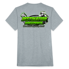 Load image into Gallery viewer, Destination Horsepower - Unisex Tri-Blend T-Shirt - heather grey
