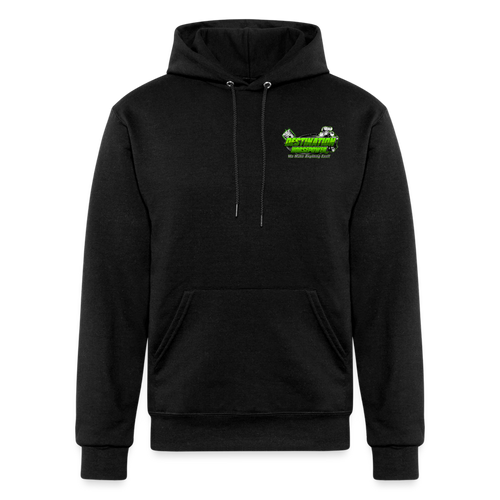 Destination Horsepower - Unisex Tri-Blend Hoodie - black