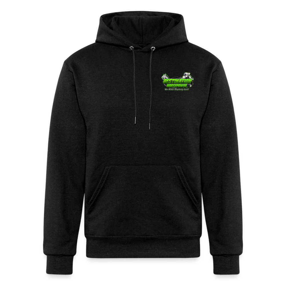 Destination Horsepower - Unisex Tri-Blend Hoodie - black