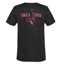 Load image into Gallery viewer, Small Town Girl - Unisex Tri-Blend T-Shirt Bella + Canvas - heather black
