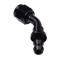 Load image into Gallery viewer, Aluminum -12AN Push Lock Hose End Fitting/Adaptor 45 Degree For/Oil/Fuel/Water/Air
