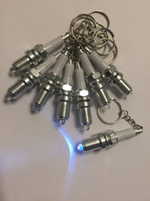 Load image into Gallery viewer, Spark Plug Flashlight Keychain

